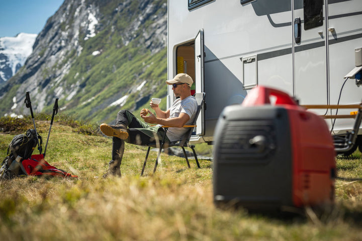 RV owner with EasyStart Breeze