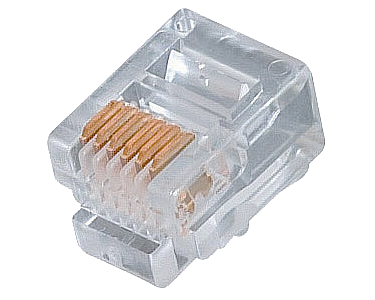 Connector - 6-Pin RJ-12 Modular Plug