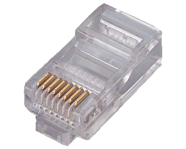 Connector - 8-Pin RJ-45 Modular Plug